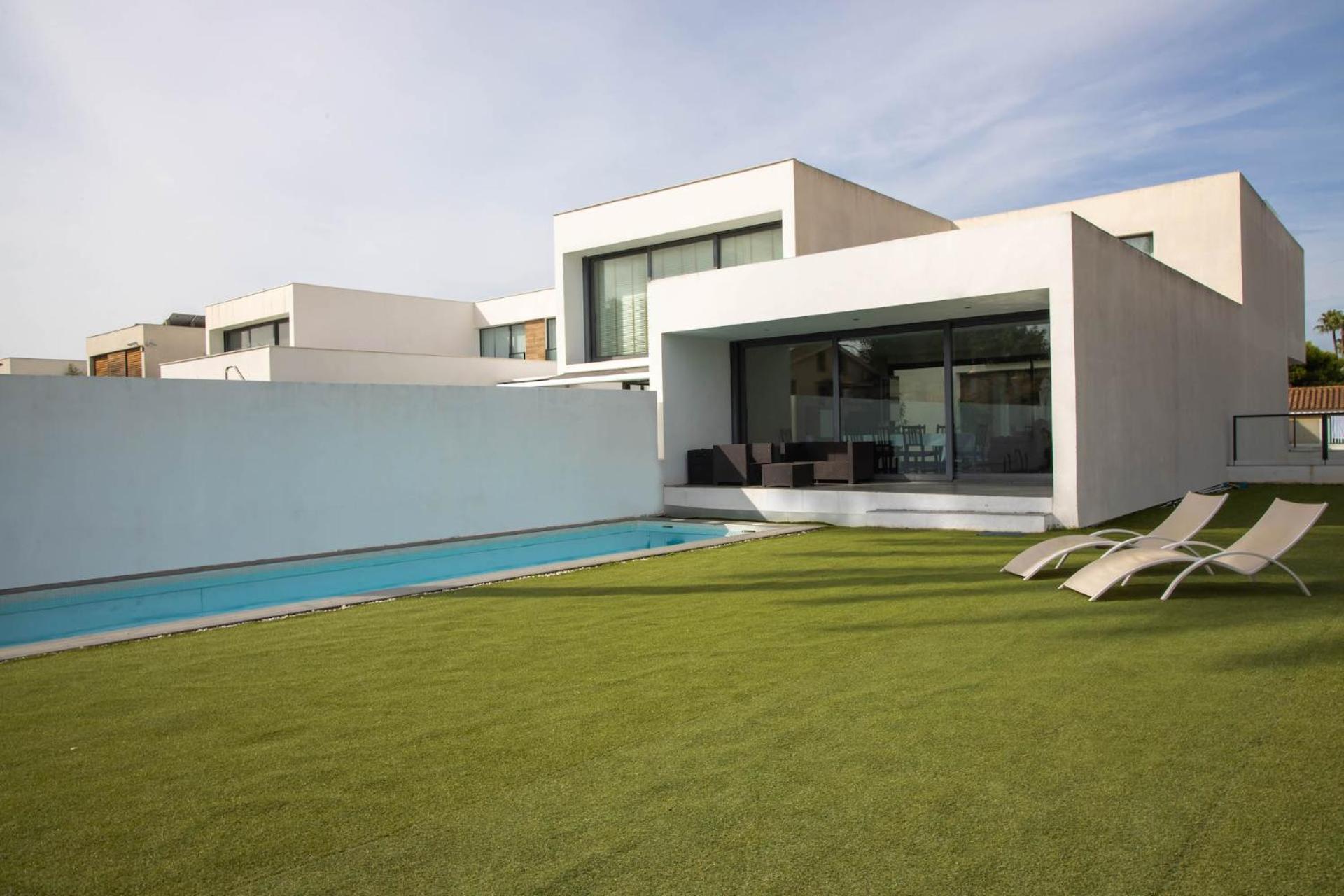 Modern Villa With Private Pool/ 400M To The Beach Grao de Castellon Ngoại thất bức ảnh